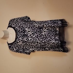NWOT Dress Barn ANIMAL PRINT TUNIC
